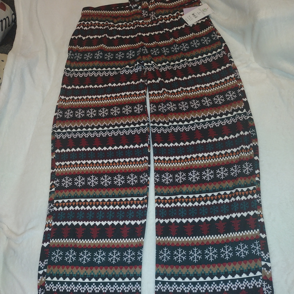 Festive Patterned Pajama Pants